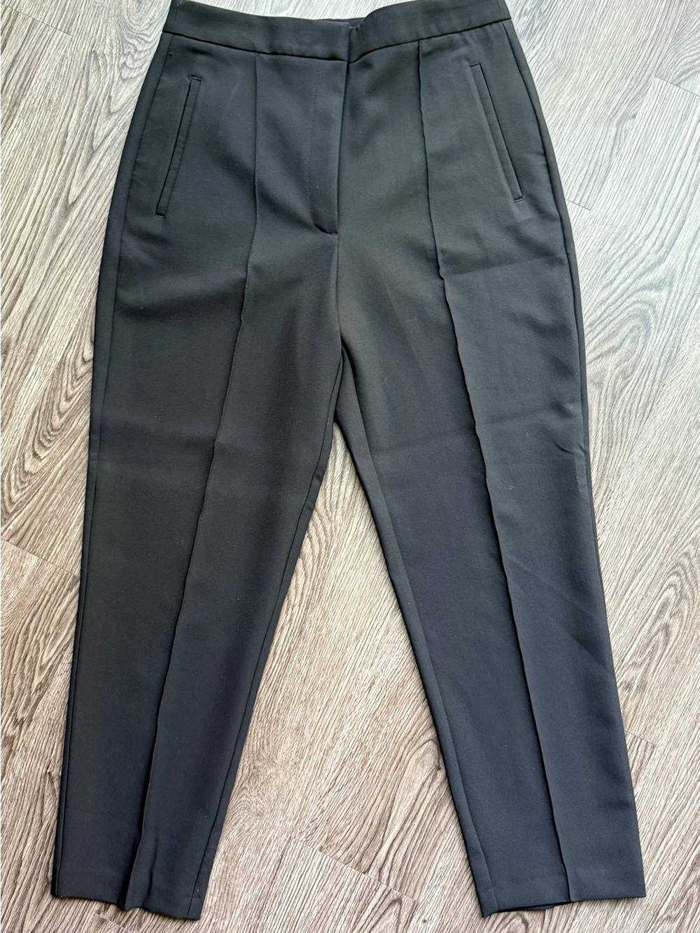 Zara Sleek Tailored Pants Black (Large)